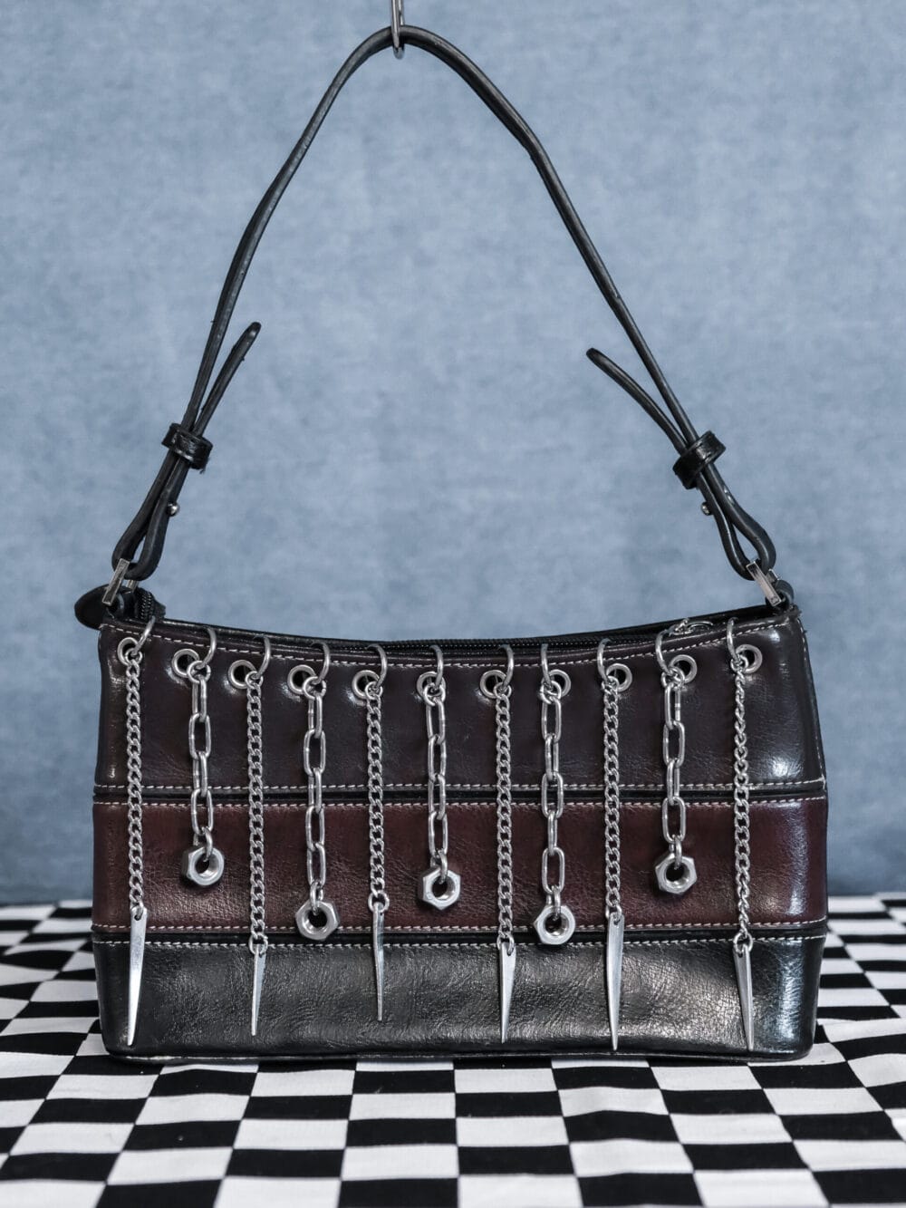 Vintage Leather Fringe Bag