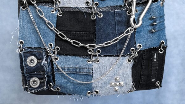 Denim Patch Bag
