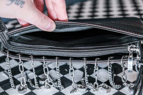 Vintage Leather Fringe Bag