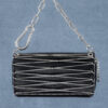 Fine Chain Leather Jean Bag