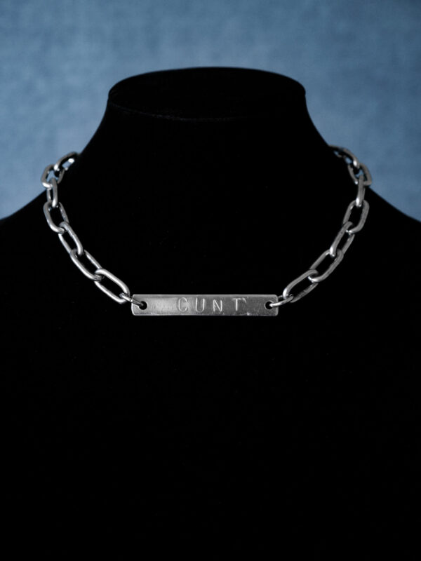 punched bars new-10 Cxnt Punched Bar Neckwear Thick Chain