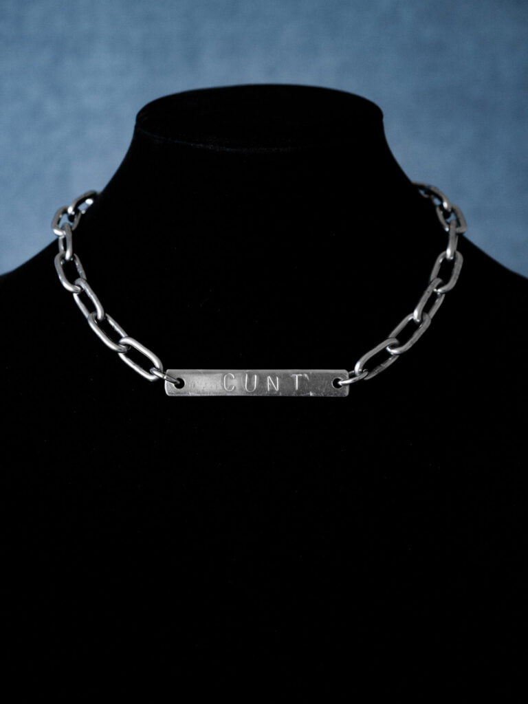 Cxnt Punched Bar Neckwear Thick Chain